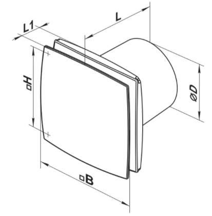 Ventilátor Vents 125 LDTHL