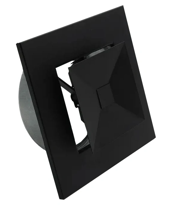 Univerzální talířový ventil VZT1 SQUARE 125 (Černá)