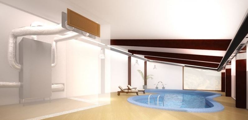 Bazénová větrací jednotka Atrea DUPLEX RDH5