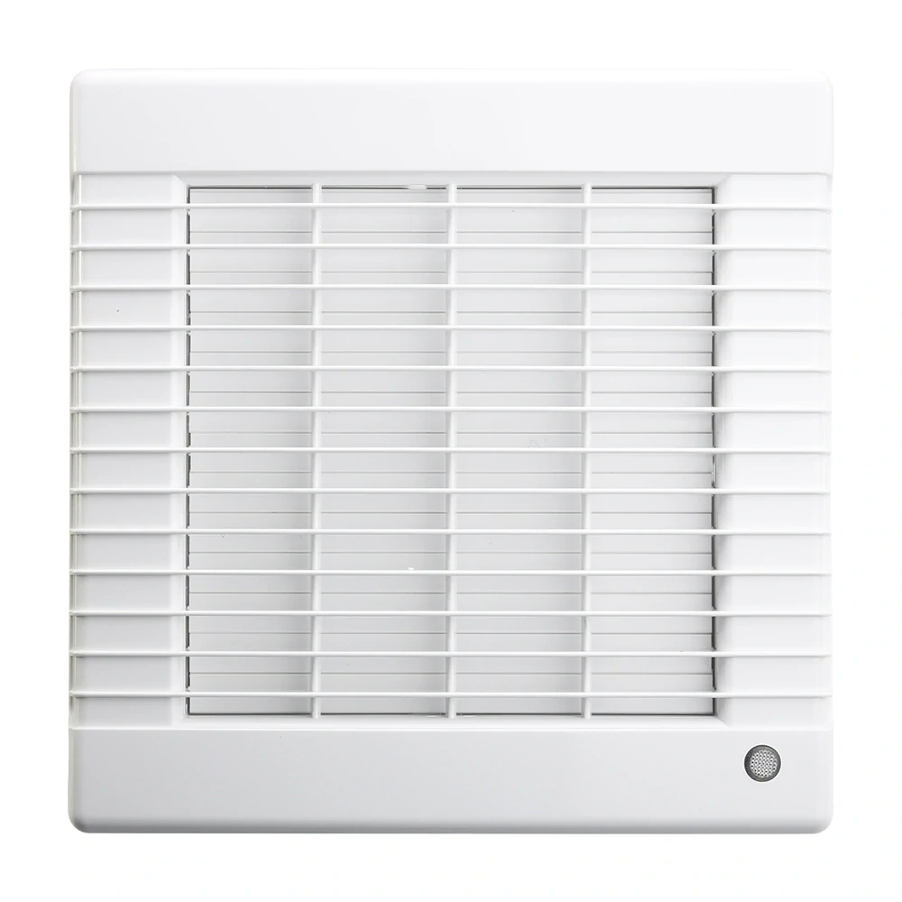 Ventilátor s automatickou žaluzií, časovým spínačem a čidlem vlhkosti