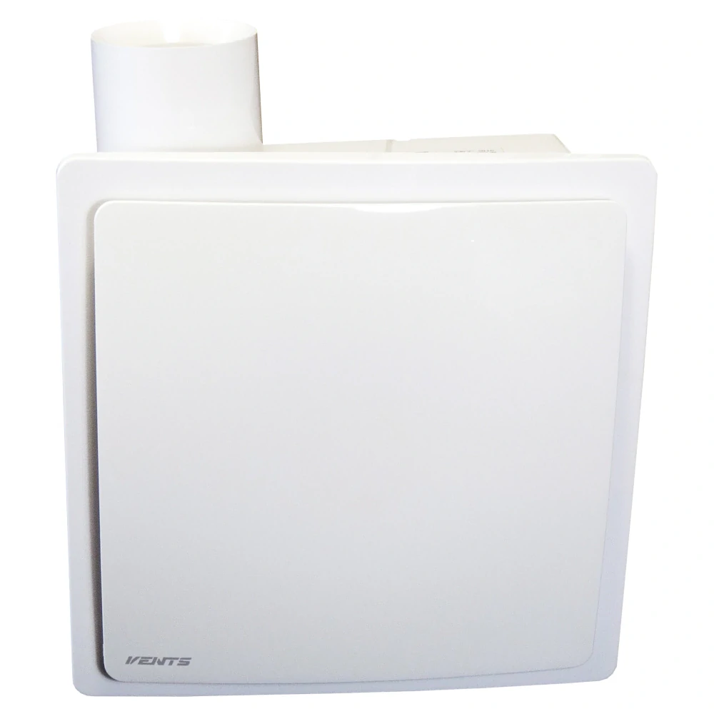 Vysokotlaký ventilátor do koupelny se zpětnou klapkou (vertikální napojení)