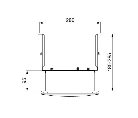 SILENT ECO U KP montážní konzola