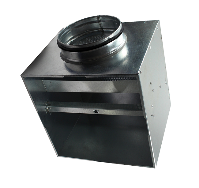 Plenum box pro anemostaty (čtvercový) 500/D200