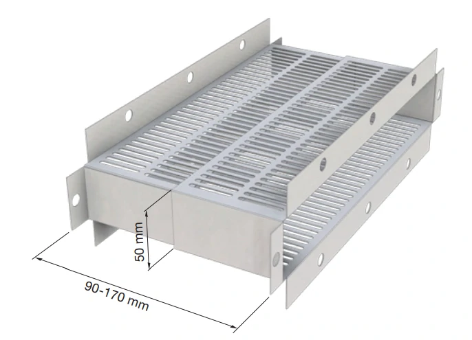 Přeslechový tlumič hluku Lindab OLR 850