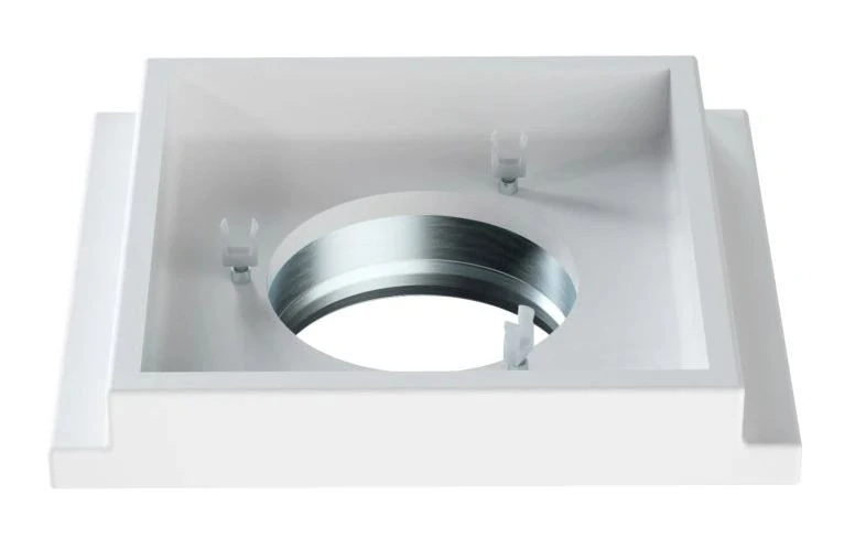 Neviditelný anemostat univerzální čtvercový 125