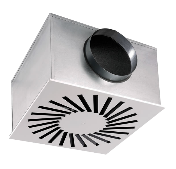 Plenum box pro anemostaty (čtvercový) 500/D200