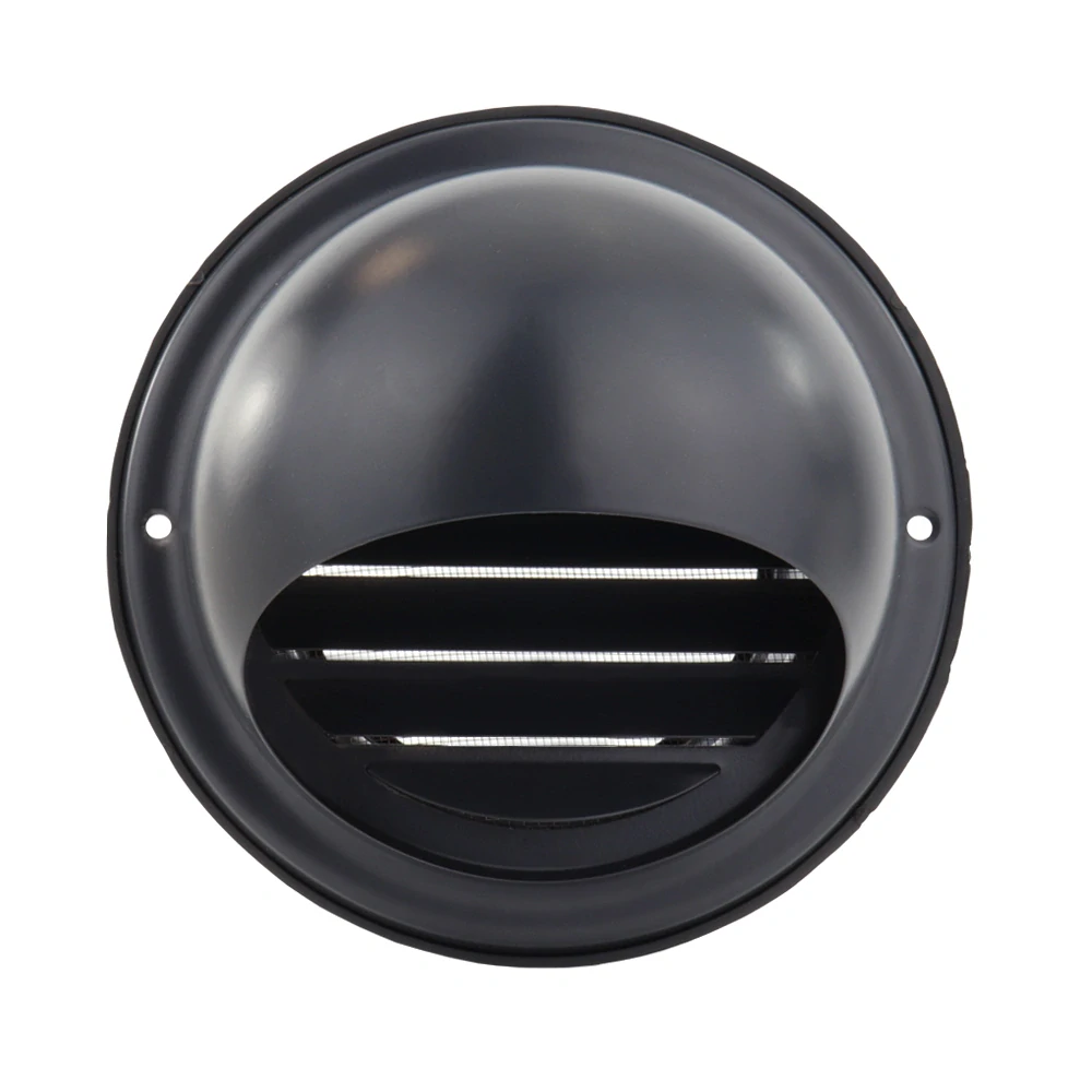 Větrací mřížka se sítem SUPER BLACK 125 (nerez)