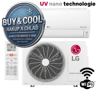 Klimatizace LG Deluxe UV Nano včetně montáže Buy&Cool