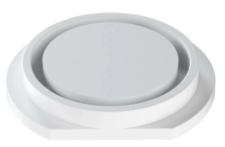 Neviditelný anemostat univerzální kruhový