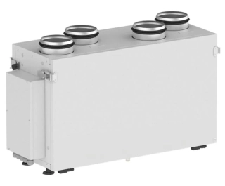 Centrální rekuperace Vents VUT 300 V2 mini EC A2, vertikální