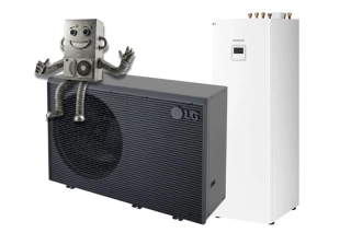 Tepelné čerpadlo LG Therma V R290 monoblok 7kW 1f HM071HF + HN1616HY s TUV 200L (novinka 2025)